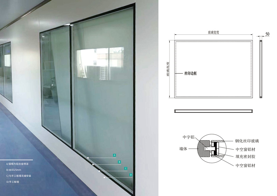 中空潔凈窗手工板式